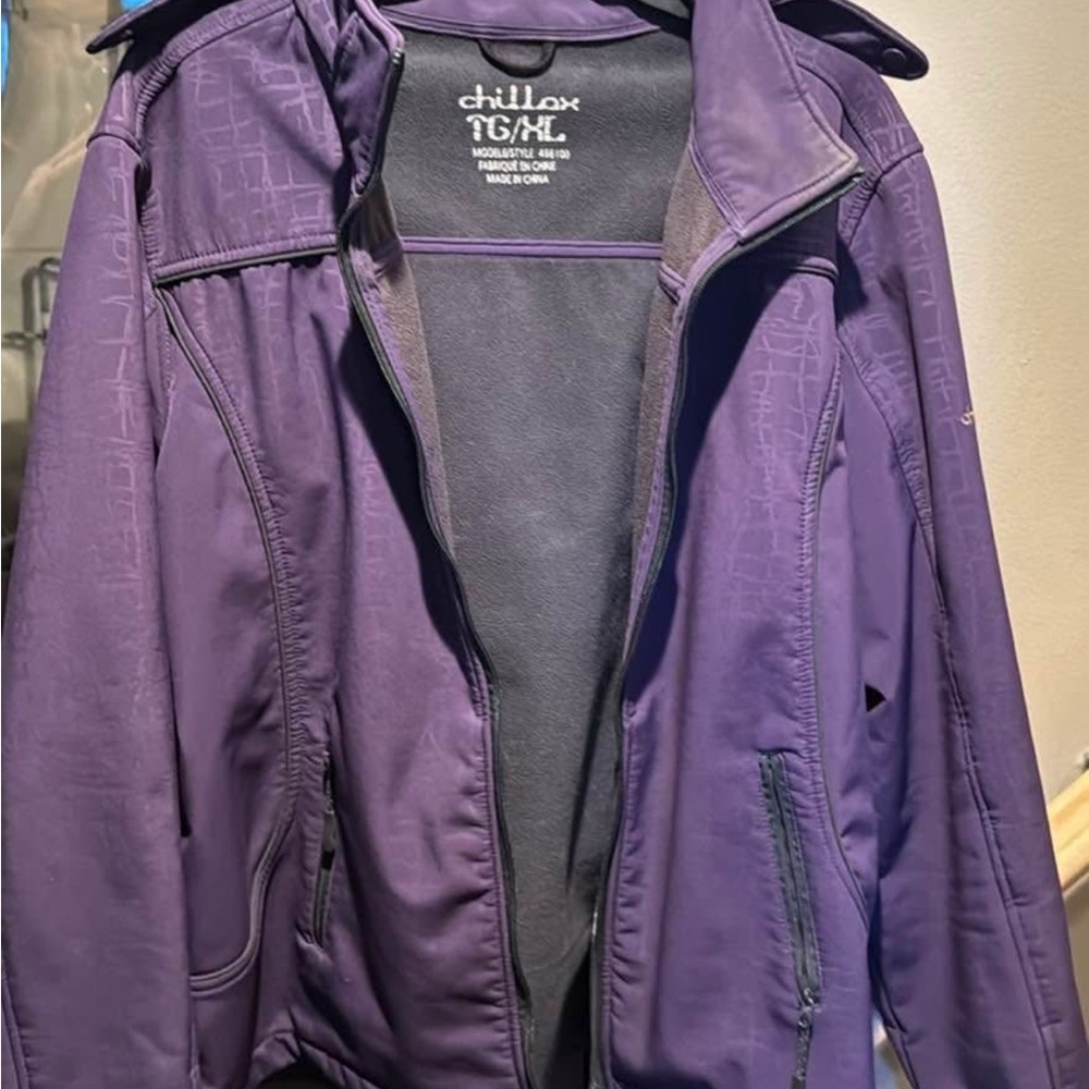 Purple spring/fall jacket